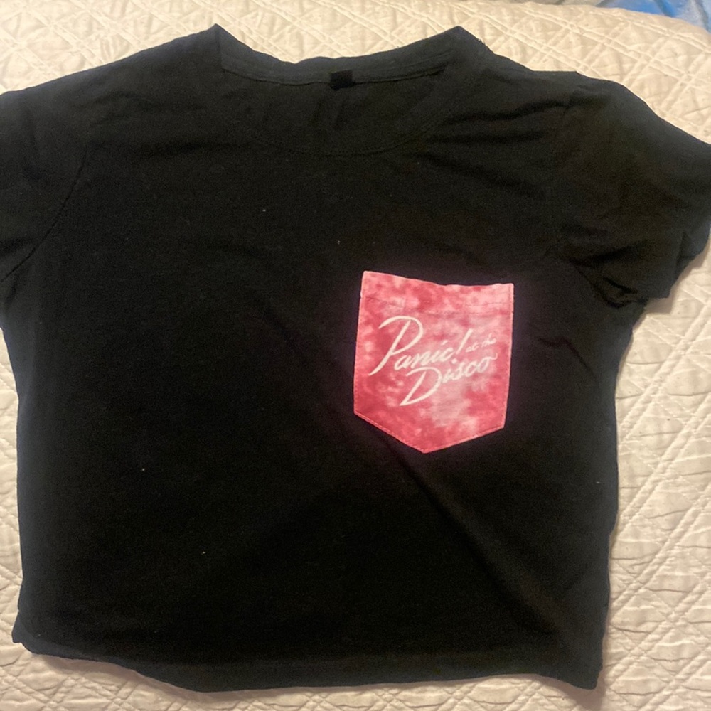 Panic @ the Disco pocket half shirt ladies S